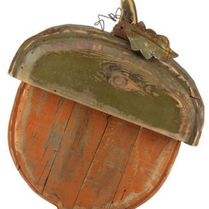 Orange Wood Acorn with Stem