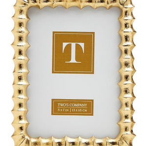 Gold Wave Photo Frame