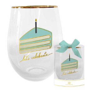 Stemless Cake Wine Glass