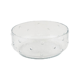 Hobnail Glass Salad Bowl