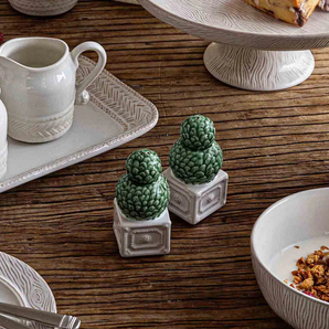 Berry & Thread Topiary Salt and Pepper Set