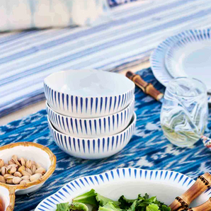 Sitio Stripe Cereal Bowl
