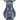 Blue White Floral Small Fluted Vase