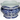 Blue and White Large Scalloped Planter