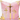 Baby Pink Golden Crosses Pillow