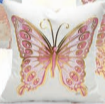 Pink Butterfly Pillow