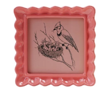 Resin Ruffled 4x4 Photo Frame