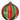 Red/Green/Gold Stained Glass Ball Ornament