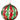 Red/Green/Gold Stained Glass Ball Ornament