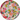 Garden Party Round Porcelain