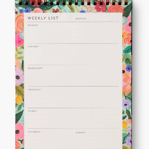 Garden Party Weekly Planner