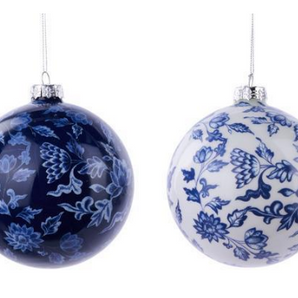 Fancy Floral Chinoiserie Ornament