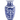 7" Blue/White Floral Vase