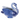 Blue & White Chinoiserie Swan Planter