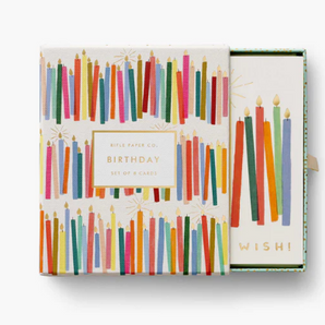 Birthday Candles Keepsake Card Box