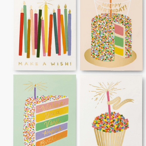 Birthday Candles Keepsake Card Box