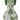 Green Floral Stoneware Vase