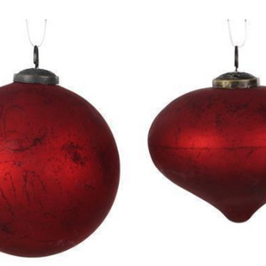 Large Red Mercury Ornament