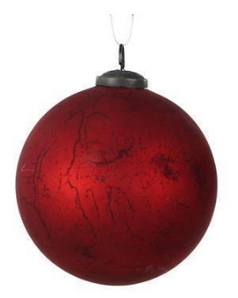 Large Red Mercury Ornament