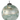 Green/Gold Marble Glass Ornament