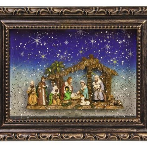 Nativity Picture Frame Snowglobe