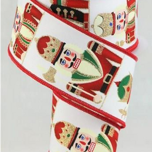 2.5" Classic Nutcracker Ribbon