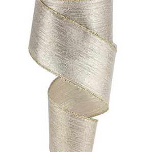 2.5" Gold Metallic Ribbon