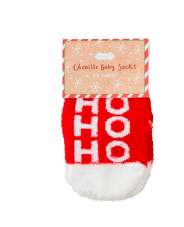 Christmas Chenille Baby Socks