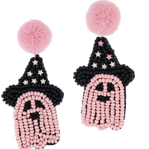 Ghost Beaded Earrings