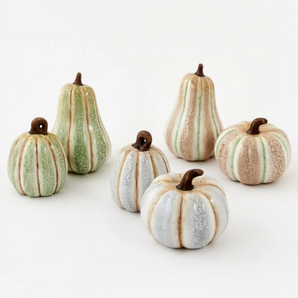 Glazed Stripe Pumpkins