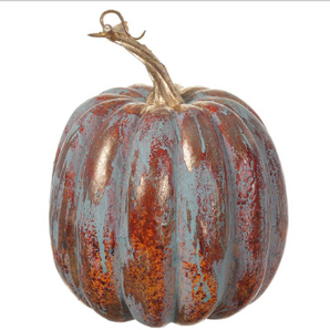 Teal Gold Pumpkin