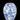 Blue and White Large Tall Round Vase