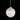 Large Champagne Marble Ball Ornament