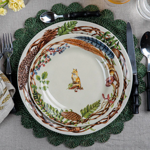 Juliska Forest Walk Set of 4 Animal Salad Plates