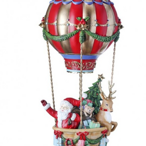 Hot Air Balloon with Santa