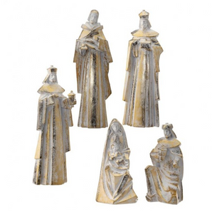 5pc Sleek Nativity Set