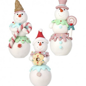 Claydough Snowman Ornament