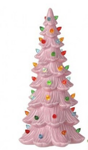 Retro Porcelain Tree with Lights