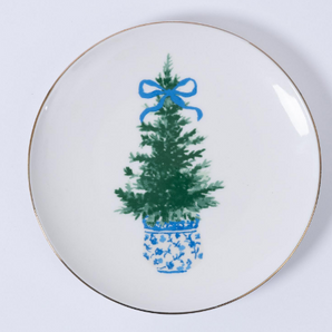 Fancy and Festive Tree Appetizer Plate