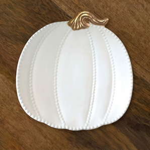 Pumpkin Shaped Platter