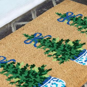 Fancy and Festive Door Mat