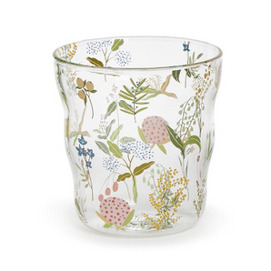 Garden Delight Drinking Glass