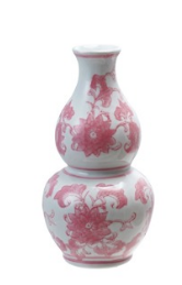 Pink Chinoiserie Vase