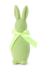 Flocked Bunny with Bow