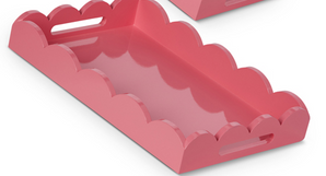 Bubblegum Scalloped Tray
