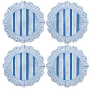 Juliska Cabana Stripe Melamine Dinner Plates