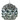 Ice Blue Glass Ball Ornament