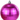 Fuchsia Disco Ball Ornament