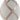 White and Rose Gold Glass Ornament