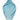 Blue Swirl Glass Ornament